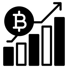 Bitcoin Growth Chart Illustration