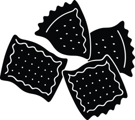 Celebratory confetti and streamers falling down for a festive party atmosphere isolated on transparent background