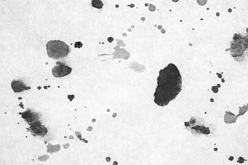 Stains and splashes on a transparent background, ideal for overlay textures