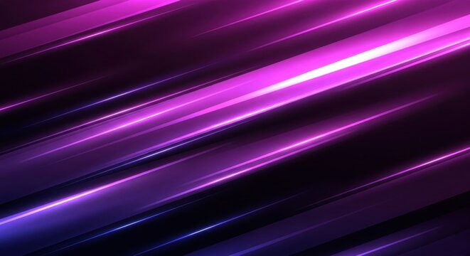 Glowing Purple Magenta Diagonal Speed Lines Abstract Background