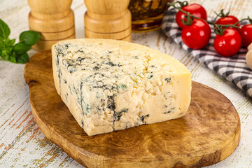 Gourmet blue cheese with mold