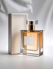 Elegant perfume bottle and box (1)