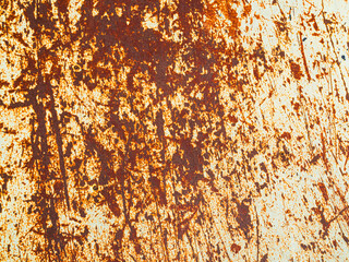 Rust iron rusty steel background old sheet brown orange color effect weathered wall floor rough pattern seamless dirty grounge metallic damaged rusted textured backdrop industrial material scratch.