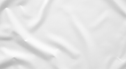 Soft White Fabric with Gentle Draping and Subtle Shadows, Minimalist Texture Background