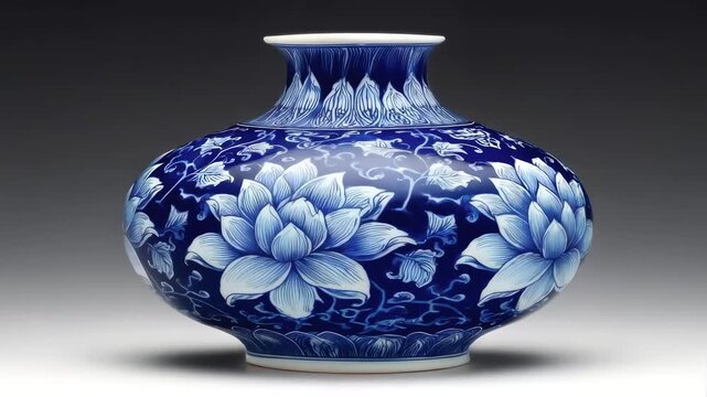 Blue and White Porcelain Vase: A Fusion of Traditional Craftsmanship and Modern Aesthetics