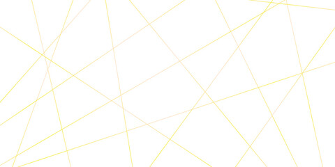Luxury banner golden geometric lines overlap design. Golden Seamless random chaotic lines on transparent background.	
