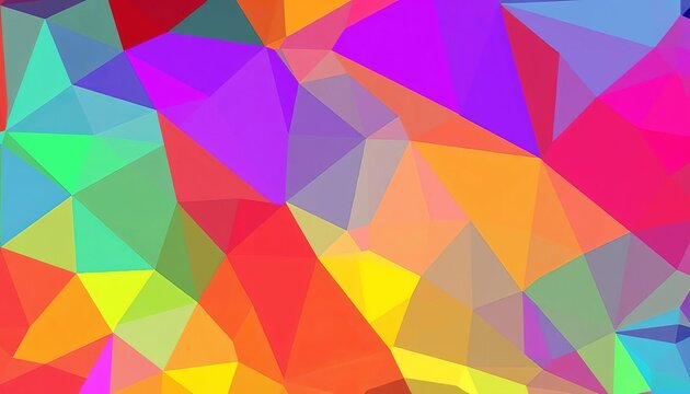 Intersecting, vibrant polygons form dynamic, colorful abstract geometric pattern,  trend,  rectangles