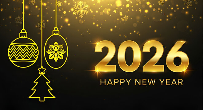 4K, 3840 x 2160 Pixels Resolution, 2026 Happy New Year Wishes Background Animation, High Quality Happy New Year Intro Opener Background for Year ... See More