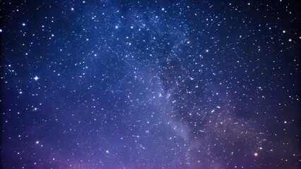 Vibrant Starry Night Sky Featuring the Milky Way Galaxy