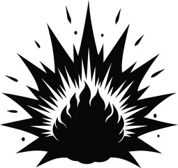 Abstract swirls of vibrant colors forming a dynamic energy burst isolated on transparent background