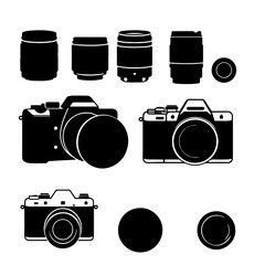 Icon camera lenses photography