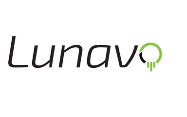 Modern Lunavo Company Logo Design for Business Branding and Marketing Materials, a Visually Appealing Green and Black Icon for Startup Ventures and Corporate Identity