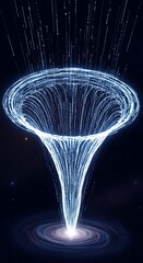 Cosmic Funnel - A Visualization of Gravity and Space-Time Distortion.