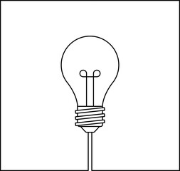 Idea creative banner sign different Light bulb icon. Innovation symbol and creative concept. Vector illustration