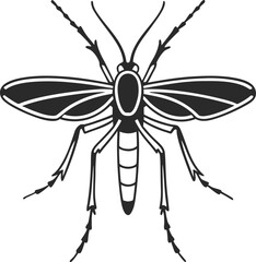 Quirky doodle character looking anxious and holding a sharp knife line art