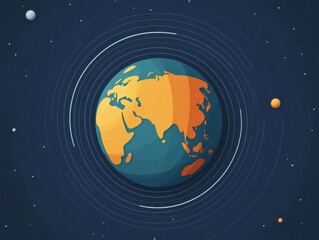 Naklejka premium lithospheric plate with continental drift and earth structure. Infographic showing Earth s structure supporting mobile continents