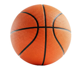 A basketball on a white background.