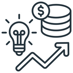 Investment Outline Icon