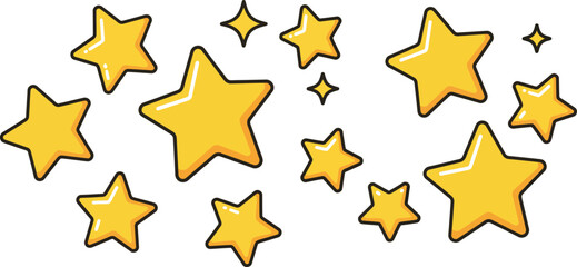 Fototapeta premium Golden starburst vector illustration for festive decorations and celebrations