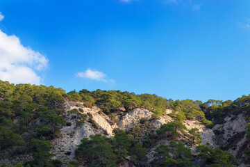 Naklejka premium Scenic mountain view