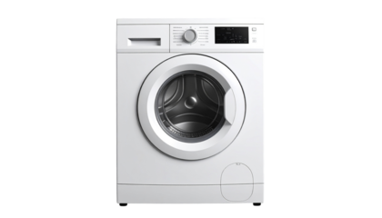 High-quality washing machine PNGs featuring modern front-load and top-load designs, metallic finishes, and realistic appliance details — perfect for home appliance ads, electronics catalogs, laundry r