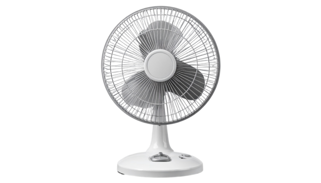 High-quality pedestal fan PNGs showing modern electric fans with adjustable stands, rotating blades, and sleek metallic or plastic designs — perfect for appliance ads, electronics catalogs, product mo