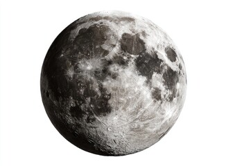 Detailed view of the moon's surface (1)