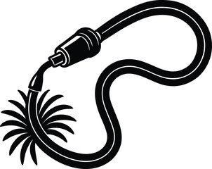 Abstract geometric pattern subtle dark tones minimalist digital art isolated on transparent background