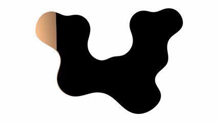 Fototapeta premium Modern abstract design with organic curves and smooth shapes for creative projects and backgrounds