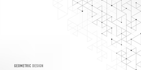 Abstract vector background with a geometric pattern of triangle shapes. Graphic design element 