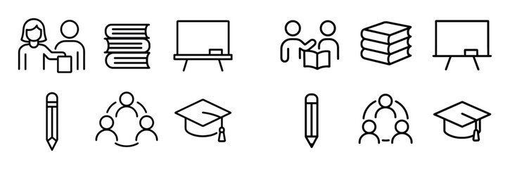 Minimal Education Icons