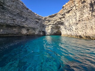 Cliffs at Blue Lagoon Malta 