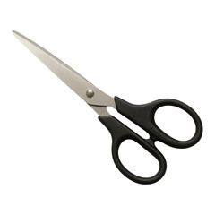 PNG Sharp black-handled metal scissors