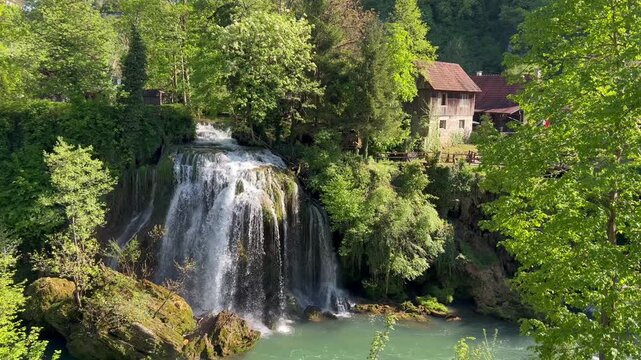 Rastoke Waterfalls or Slunjčica Waterfalls (Slunj, Croatia) - Rastoke-Wasserf&auml;lle oder Slunjcica-Wasserf&auml;lle (Slunj, Kroatien) - Slapovi u Rastokama ili Slapovi Slunjčice (Slunj, Hrvatska)