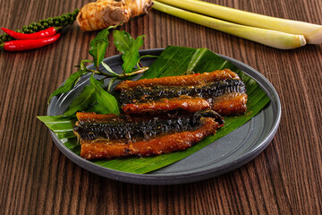 Gourmet Grilled fresh eel fish