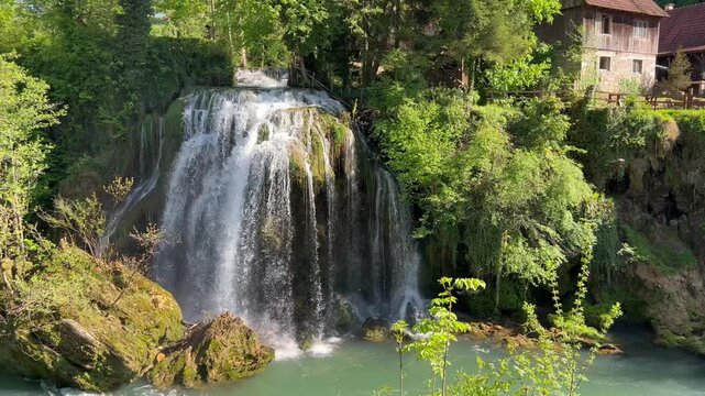 Rastoke Waterfalls or Slunjčica Waterfalls (Slunj, Croatia) - Rastoke-Wasserf&auml;lle oder Slunjcica-Wasserf&auml;lle (Slunj, Kroatien) - Slapovi u Rastokama ili Slapovi Slunjčice (Slunj, Hrvatska)