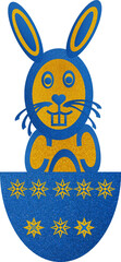 Osterhase im Ei