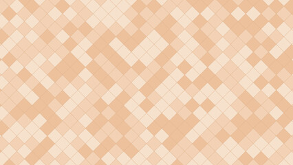 Abstract geometric composition featuring sparse cubes and vibrant color blocks