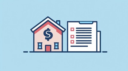 Home Finance Checklist Illustration