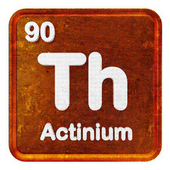 3d periodic table torium halftone style © Rizki Ahmad Fauzi
