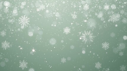 Fototapeta premium Abstract blue winter holiday background with decorative snowflakes and stars