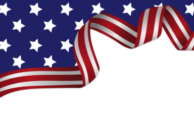 American flag inspired patriotic design background template