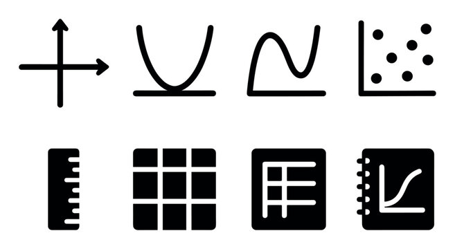 Mathematical Icon Grid