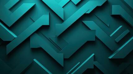 Abstract teal geometric shapes. Background texture.  Possible use  technology, modern, design