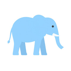 Fototapeta premium Elephant Icon Isolated on White Background