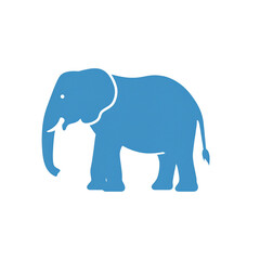 Obraz premium Elephant Icon Isolated on White Background
