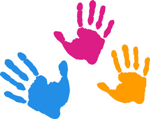 Obraz premium colorful paint splashes falling on white background. Vector illustration Colorful Paint Splatter Vector Set – Ink Blot Stain Clipart for Design Vector set