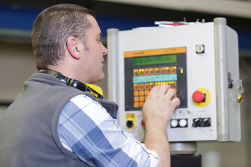 technician engineer checking electric system