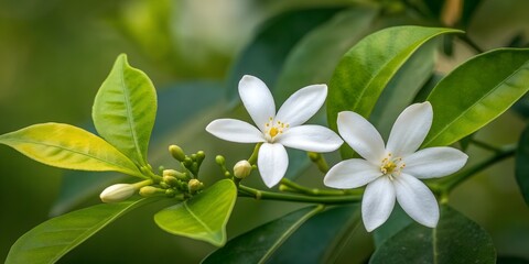 Fototapeta premium white flowers in the garden