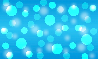 Blue, White Bokeh – Abstract Light Circle Glow Gradient Background. blue bokeh background